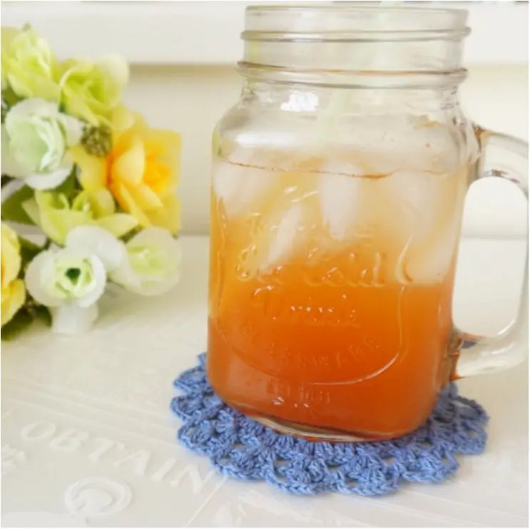 【Q♡cafe】白桃ルイボスティーとALL¥108アイテムのテーブルコーデ_4