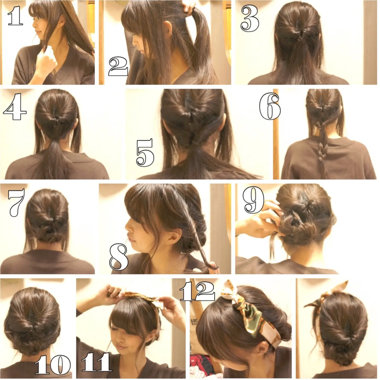 《いつものヘアアレンジがワンランクアップ♪ 》今旬【スカーフ】を使ったヘアアレンジが可愛い♡不器用さんでもOKな簡単アレンジ3選教えちゃう(*´∀`)_8