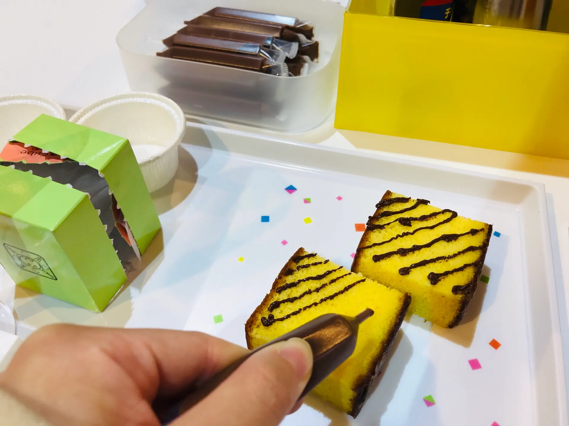 【カフェ・ド・パリ×福砂屋】無料!デコレーションしてオリジナルカステラが作れる♡_7