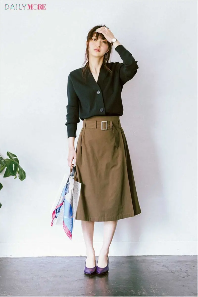 シンプルで、女っぽくて、でも普通すぎないって最高! 【ラップスカート】こそMORE世代の新定番だ!!_1