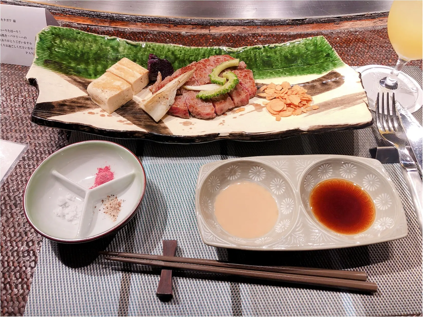 まるでファイヤーショー!!パナリ鉄板焼_5