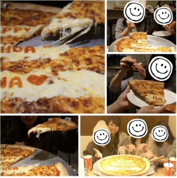 《サプライズは突然に♡》メッセージ入りのピザって見たことある?PIZZA SLICEの【バースデーピザ】が誕生日祝いの新定番‼︎_6