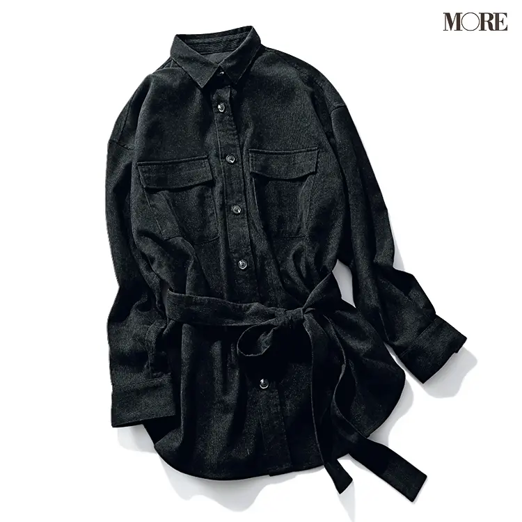 『GU』のシャツジャケット、1990円でこの小顔見えはズルい……‼︎ しかも着回し力も高いらしい_1
