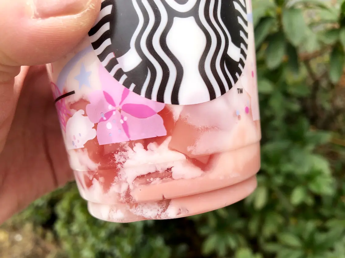 【スタバ】速報!《さくらフルフラペチーノ》は可愛くて美味しい最強ドリンクだった❤️_2