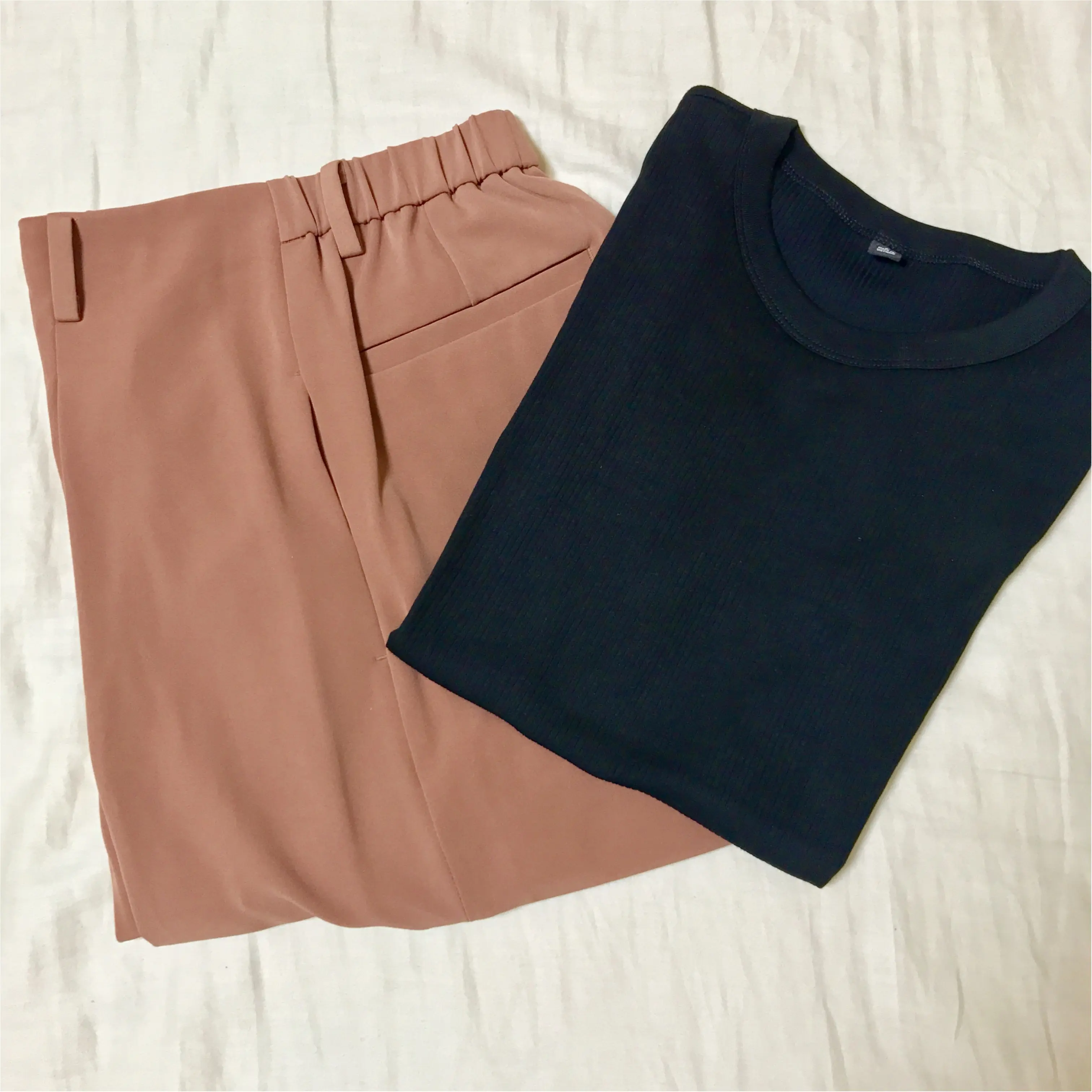 【ユニクロ感謝祭戦利品♡】上下で¥3000以下コーデが完成しちゃう!?_1