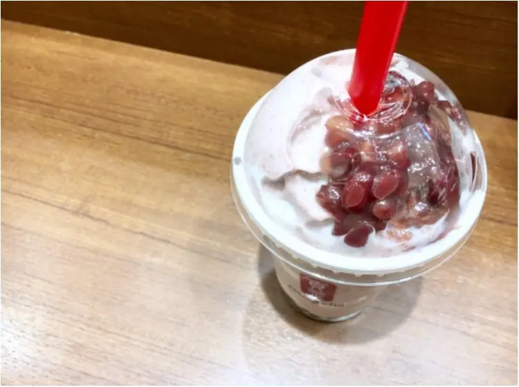 つぶつぶモチモチの幸せ❤️【Gong cha -ゴンチャ-】の《あずきスムージー》が絶品!_5