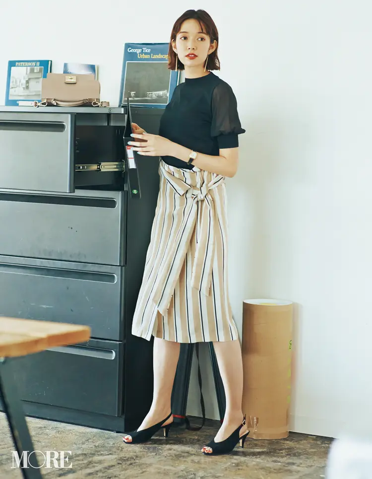 2019年春のスカートコーデ | 20代後半女子におすすめのタイト、プリーツ、ラップタイプなど! Photo Gallery_1_8