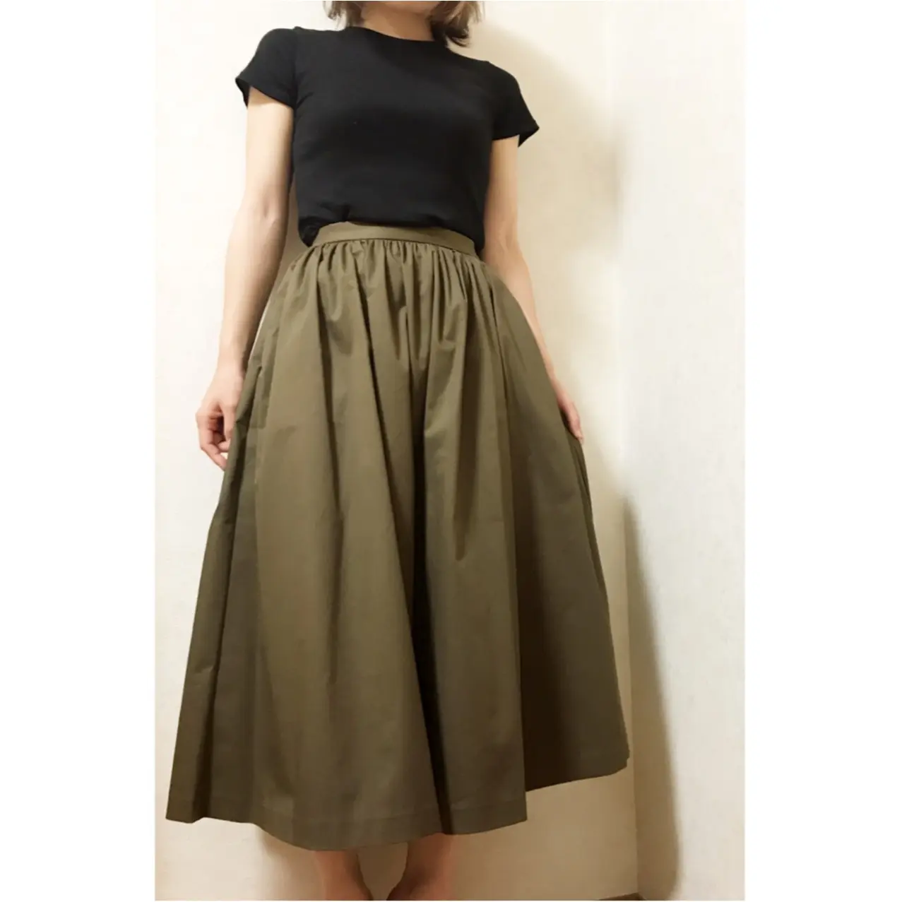 【9/21まで¥1000引き♡②】シワになりにくい!ユニクロの優秀スカート♪_1