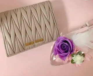 【20代女子の愛用財布】miu miuのミニ財布♡♡_1