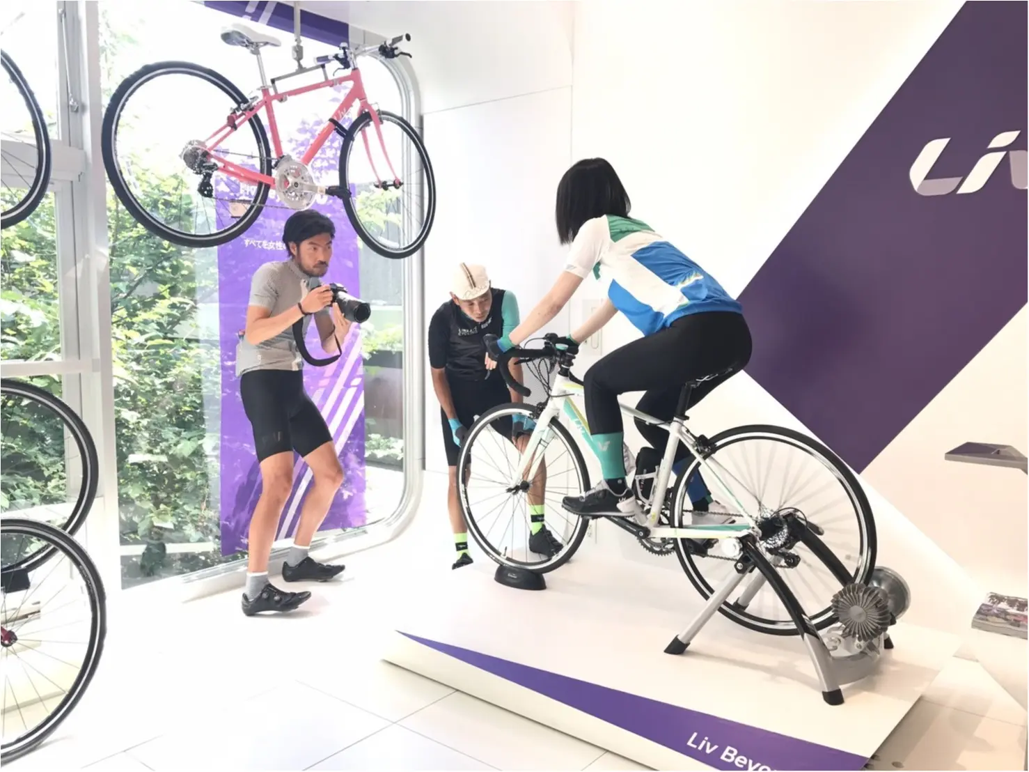 ロードバイク初体験!元オリンピック選手からしっかり教わります!#ツール・ド・東北【#モアチャレ あかね】_4