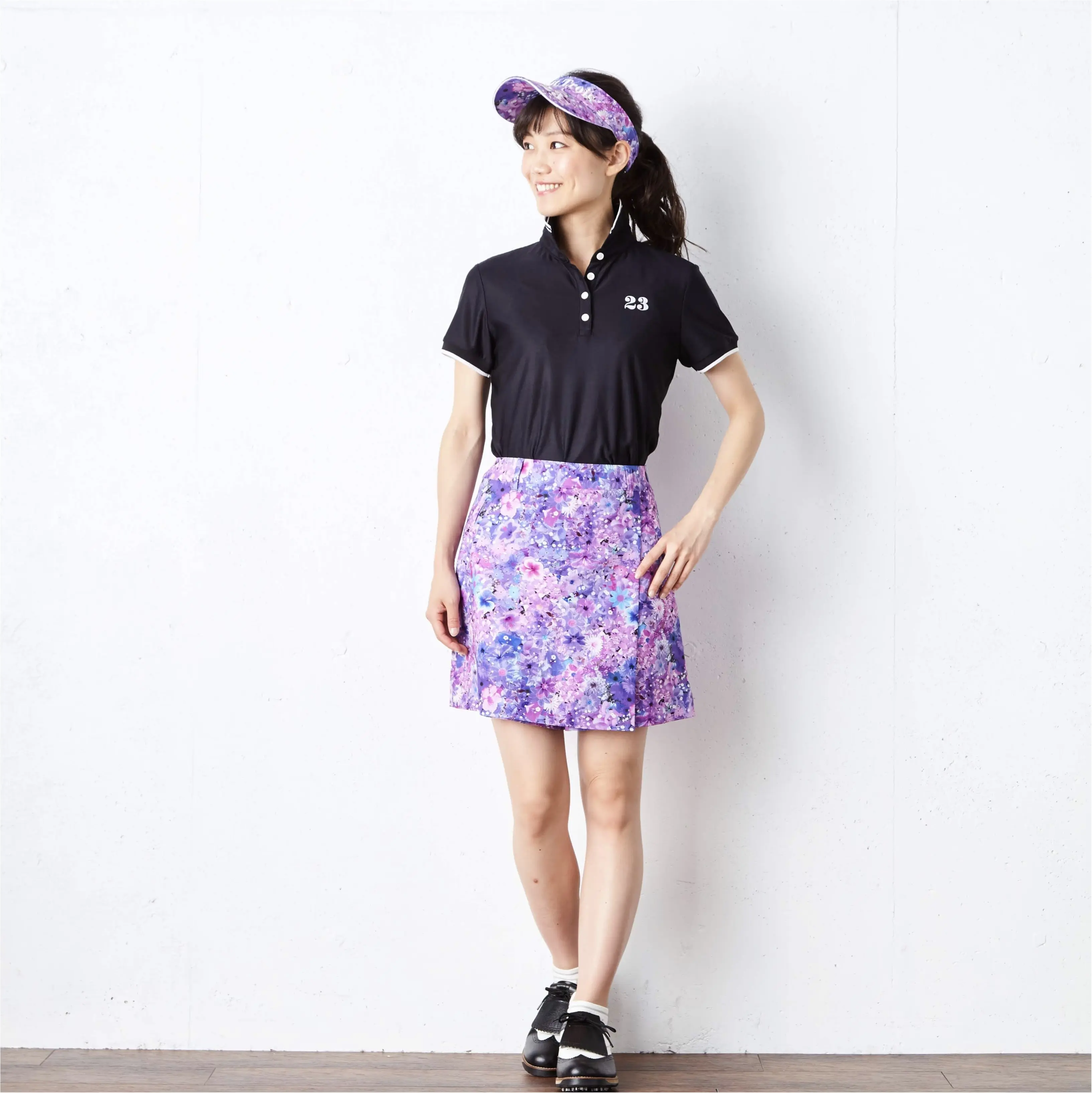 【23区GOLFcoodinate】ゴルフ女子必見!夏のゴルフコーディネート3色展開!_3