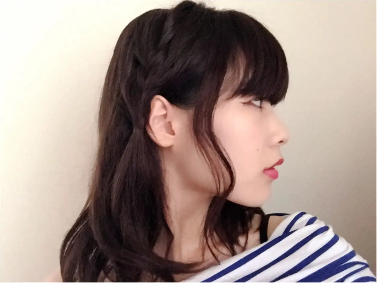 NMB48の女子力おばけ♡吉田朱里さん風ヘアアレンジ_3