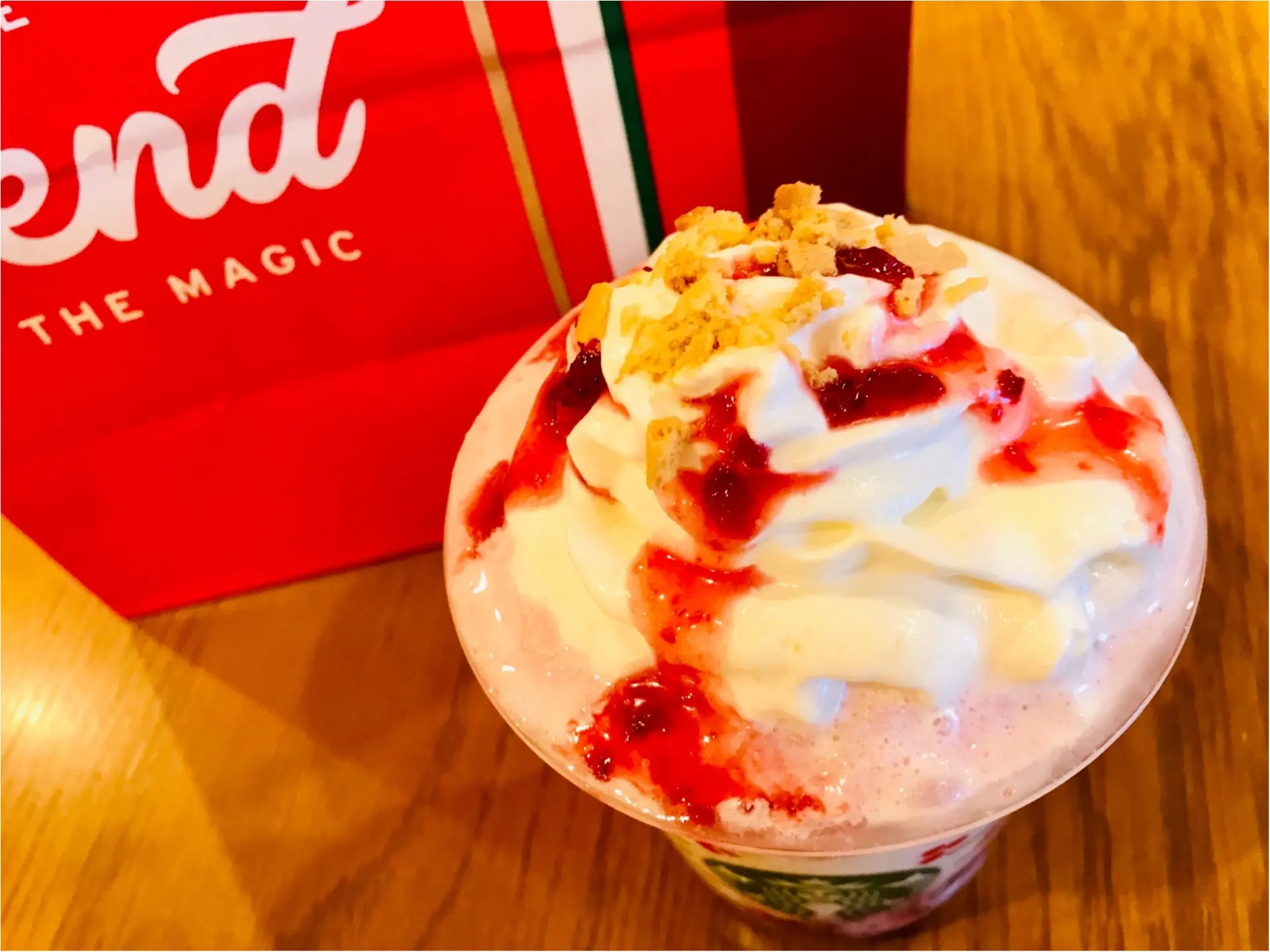 【スタバ】ホリデーシーズン到来!《ストロベリーケーキ》で一足早くクリスマス気分♡_4