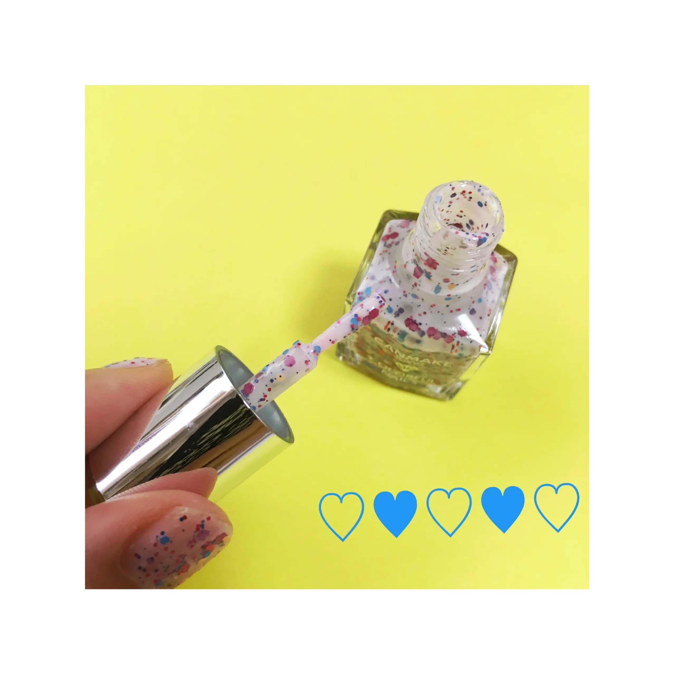 《CANMAKE》【ズボラな私でもできる!!】簡単セルフネイル❤️_2