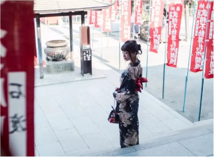 今年初浴衣♪ 飽きがこなくて嬉しい!! 《*お手頃レンタル*》はこちらのお店で☆_3