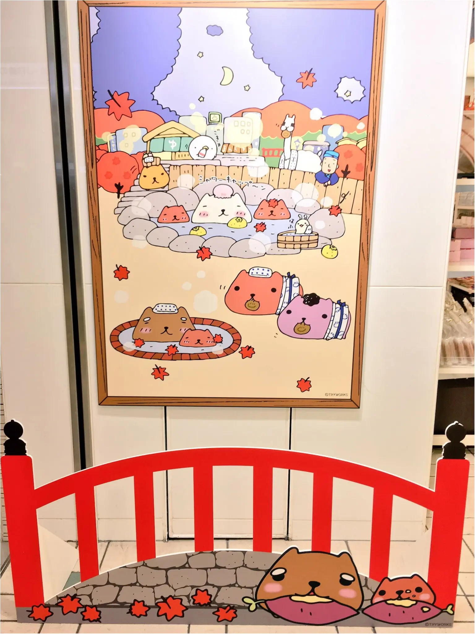 『カピバラさん×東京駅』作者チダケイコ先生サイン会&Calbeeプラスに行ってきました(*´ ˘ `*)♡_4