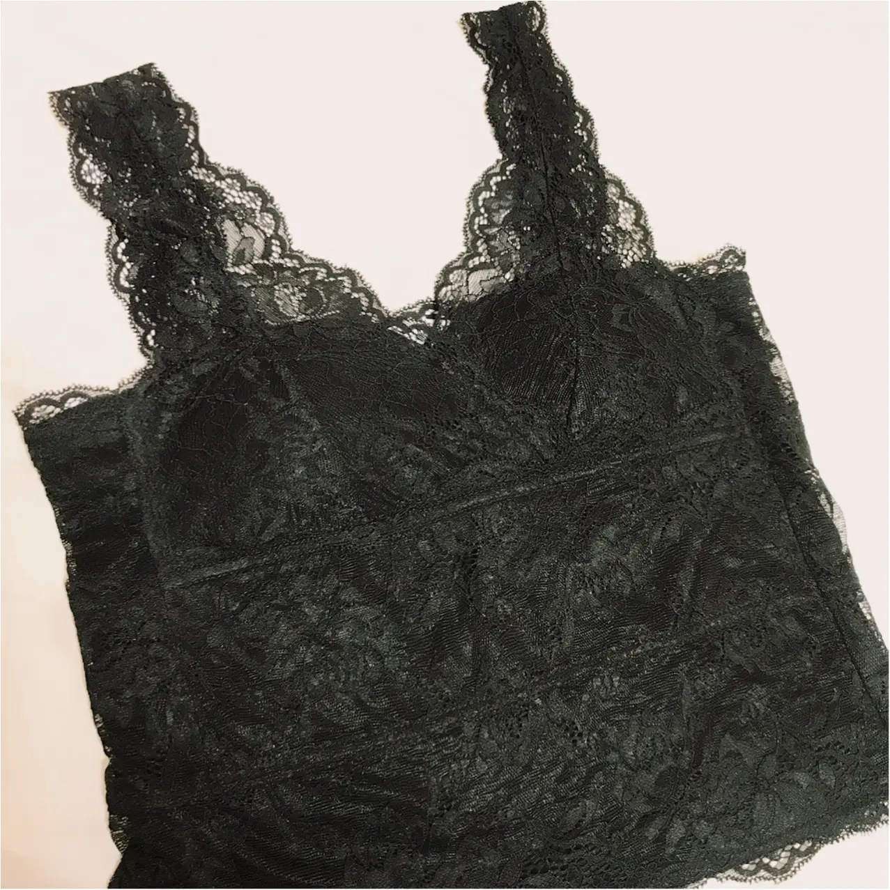 見えてもおしゃれ!《カップ付きレースタンクトップ》が使えるっ♡_1