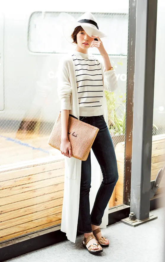 この夏 最強の組み合わせ ノースリーブ はおり で叶える美人方程式 ２ ファッション コーディネート 代 Daily More