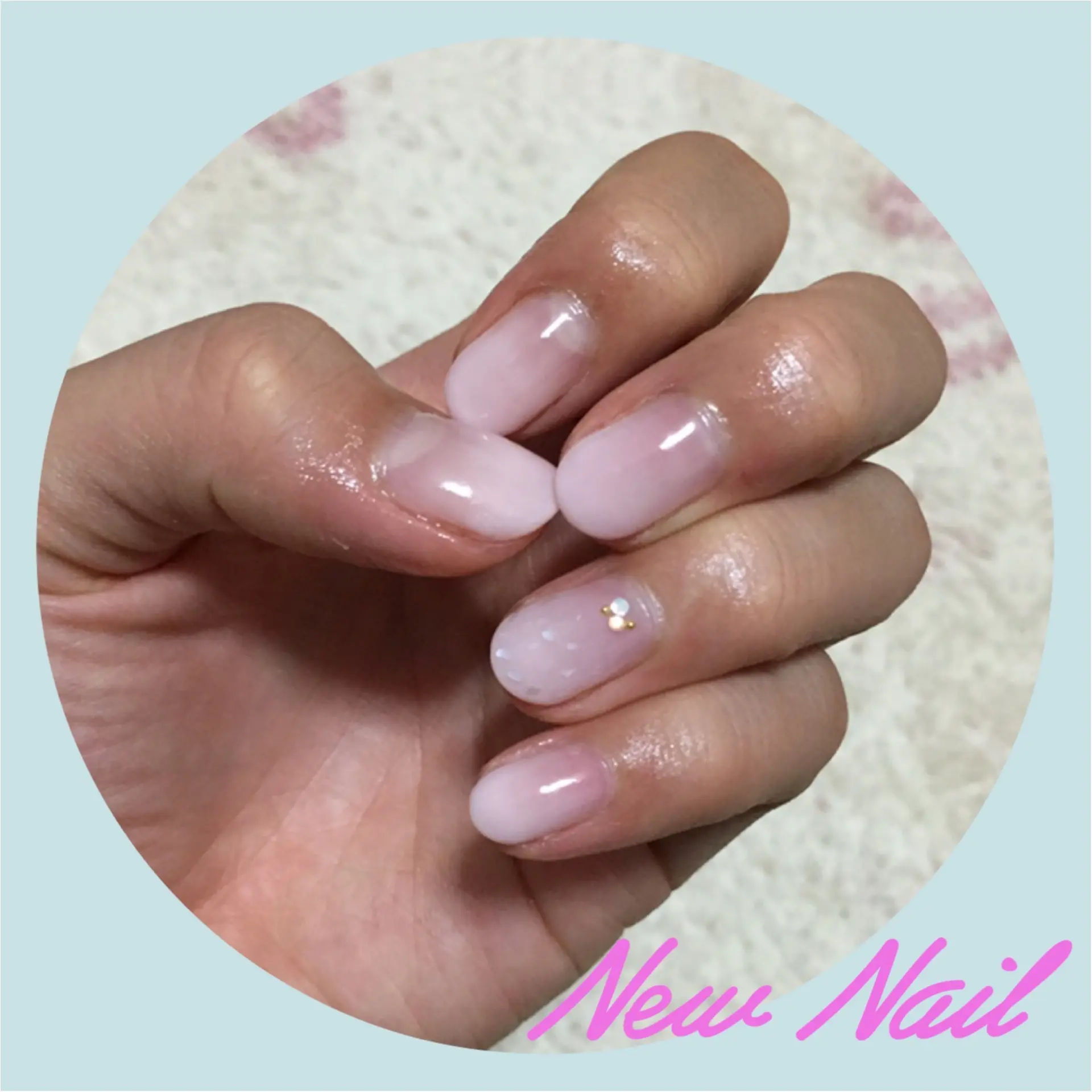 夏意識☆♡今月のオフィスネイル◝(˙꒳˙)◜ _1