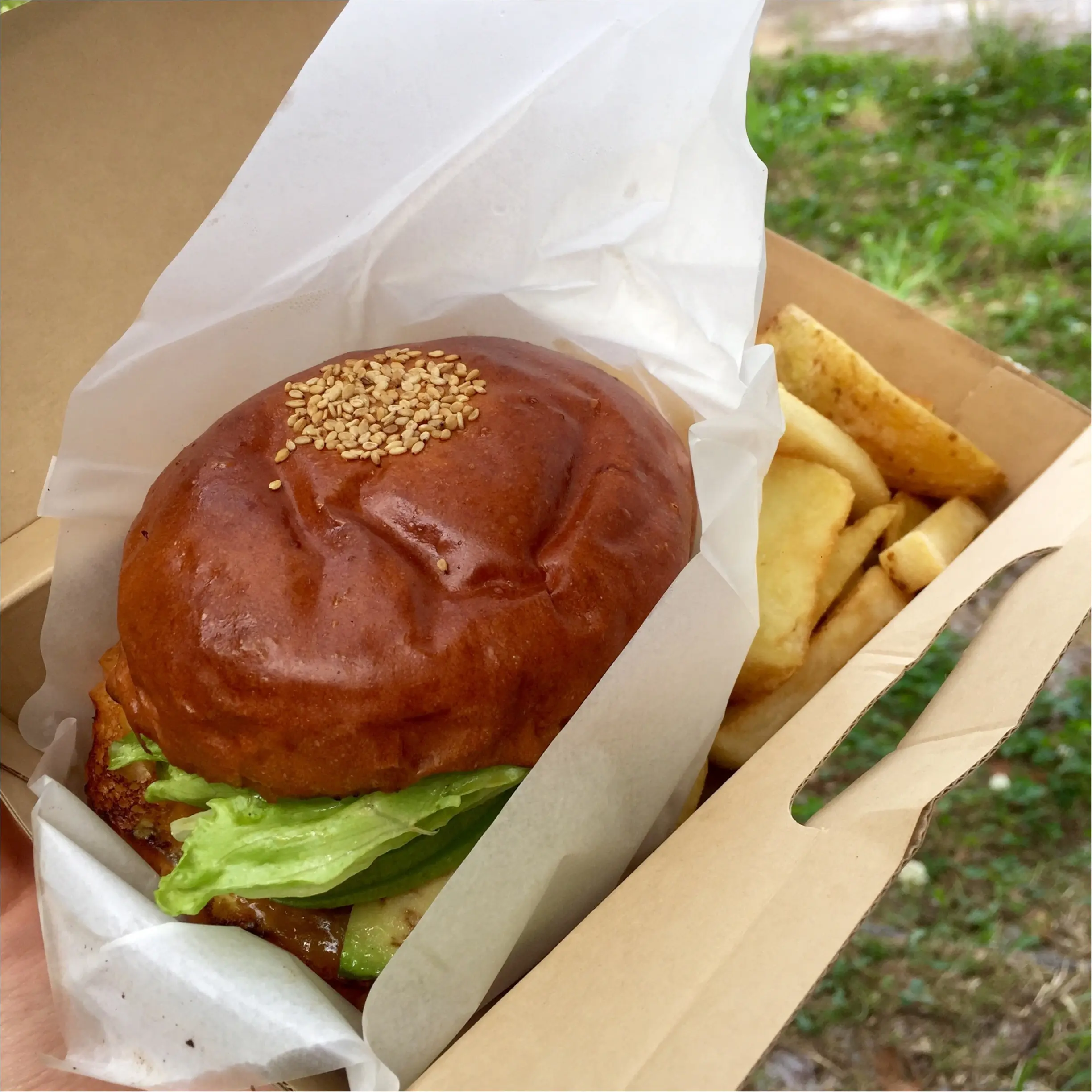 鴨川ピクニック♡グランドバーガーのテイクアウトがおすすめ!_2