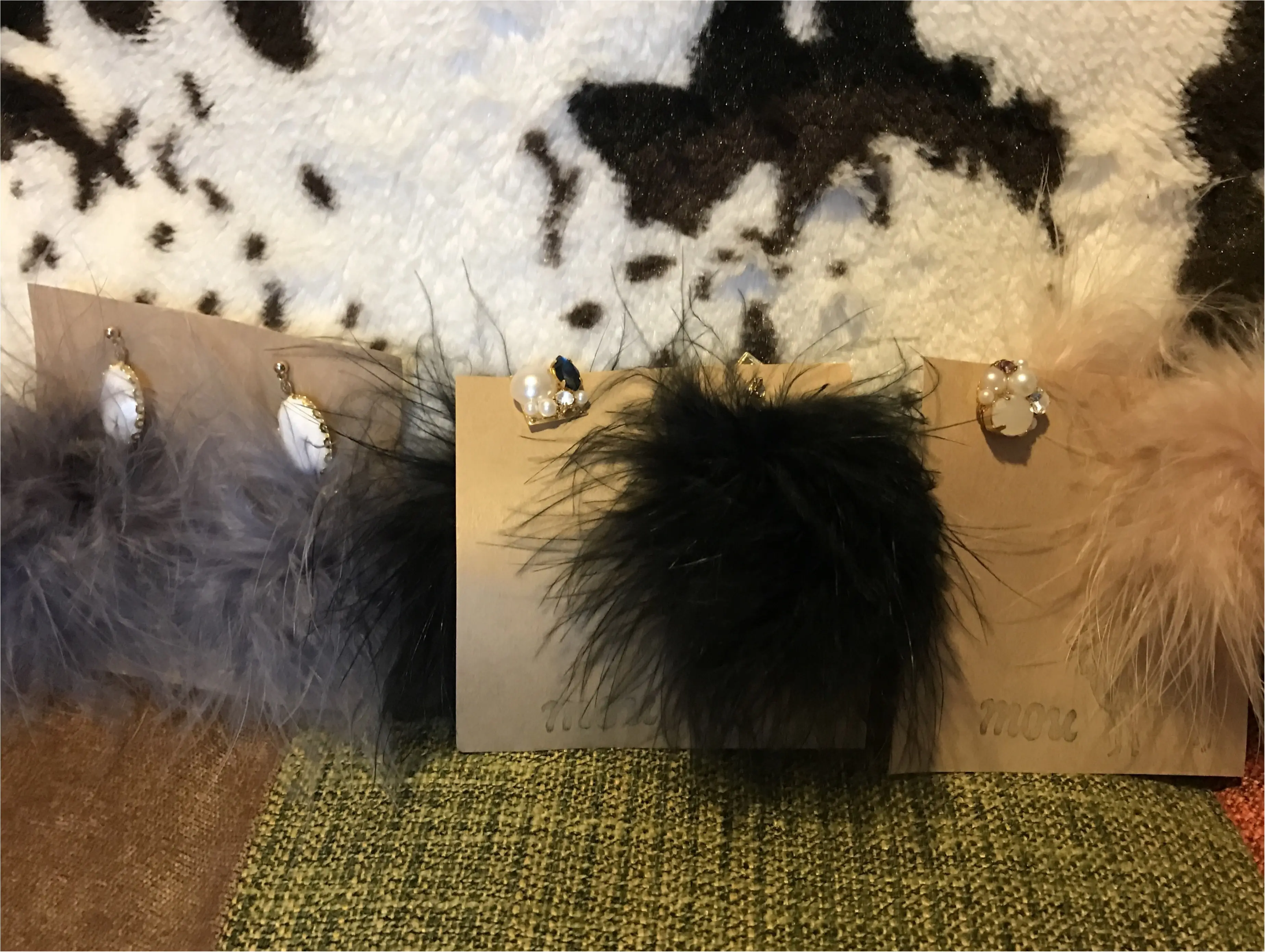 ハンドメイドアクセサリー冬ver~寒くても耳をだしておしゃれしよう\(^^)/_1