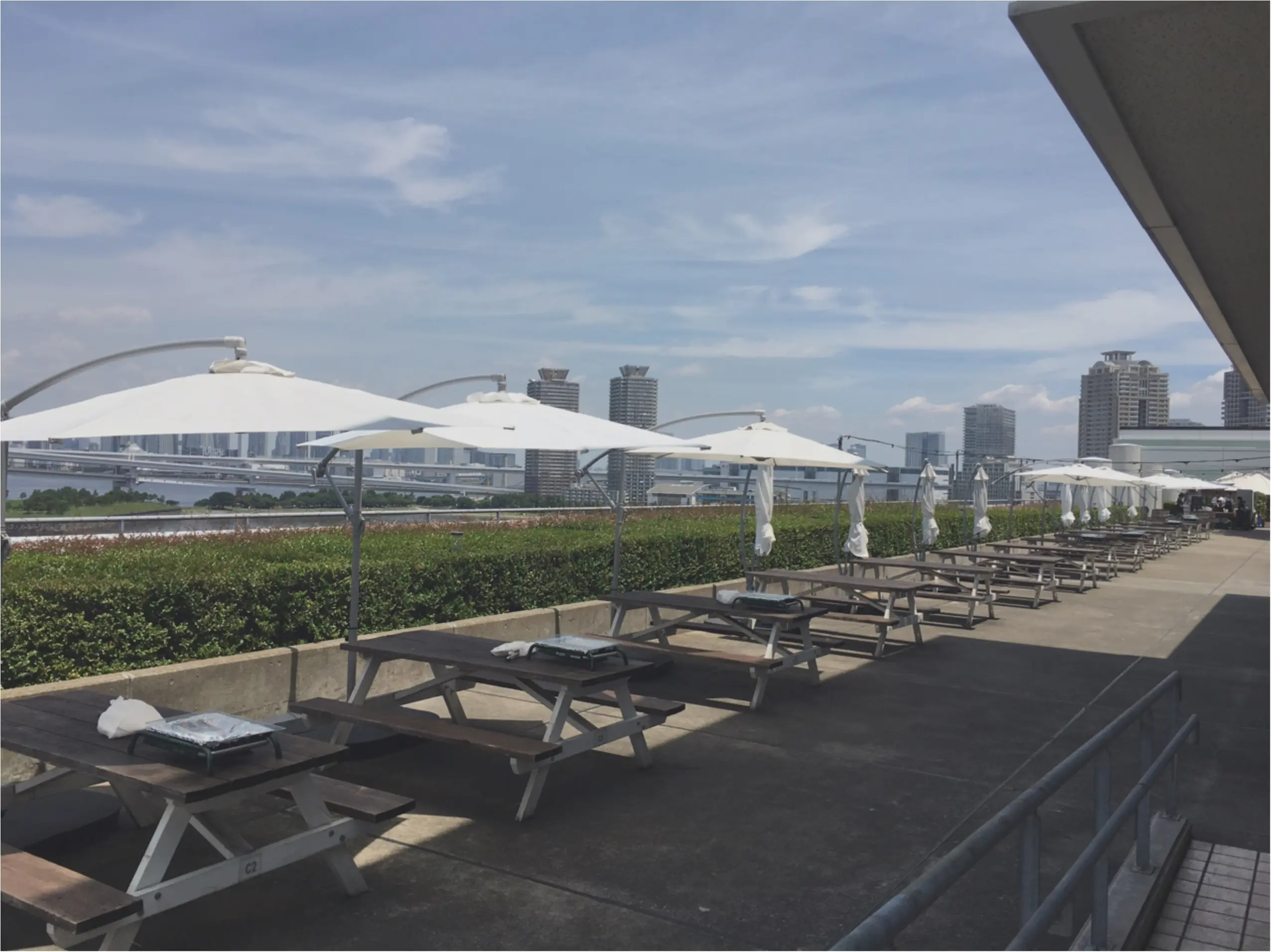 ★手ぶら•持ち込み 絶景スポットBBQ☺︎inお台場♡_1