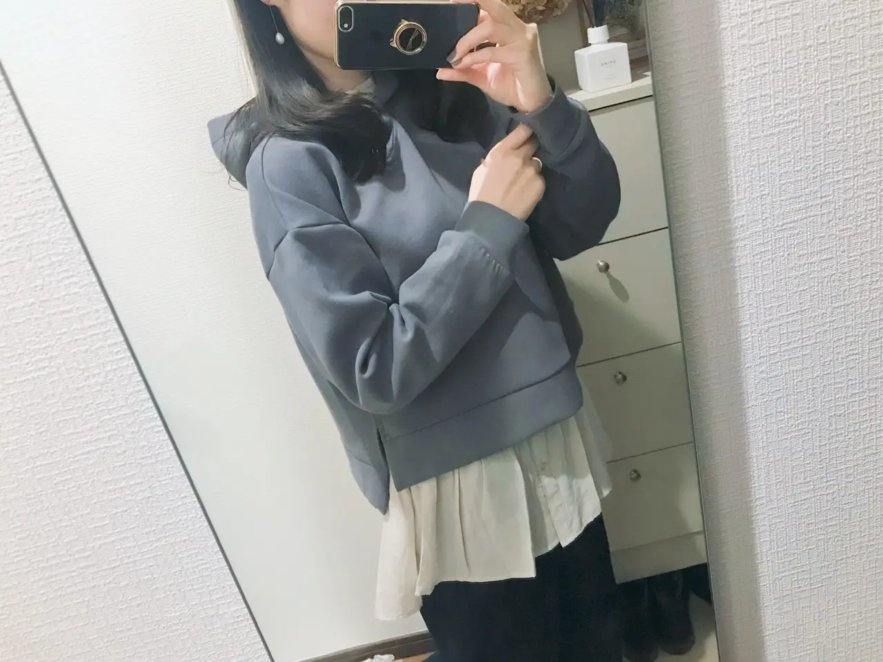 【GU】今だけ1490円!春まで使える♡優秀パーカーをイロチ買い♩_3