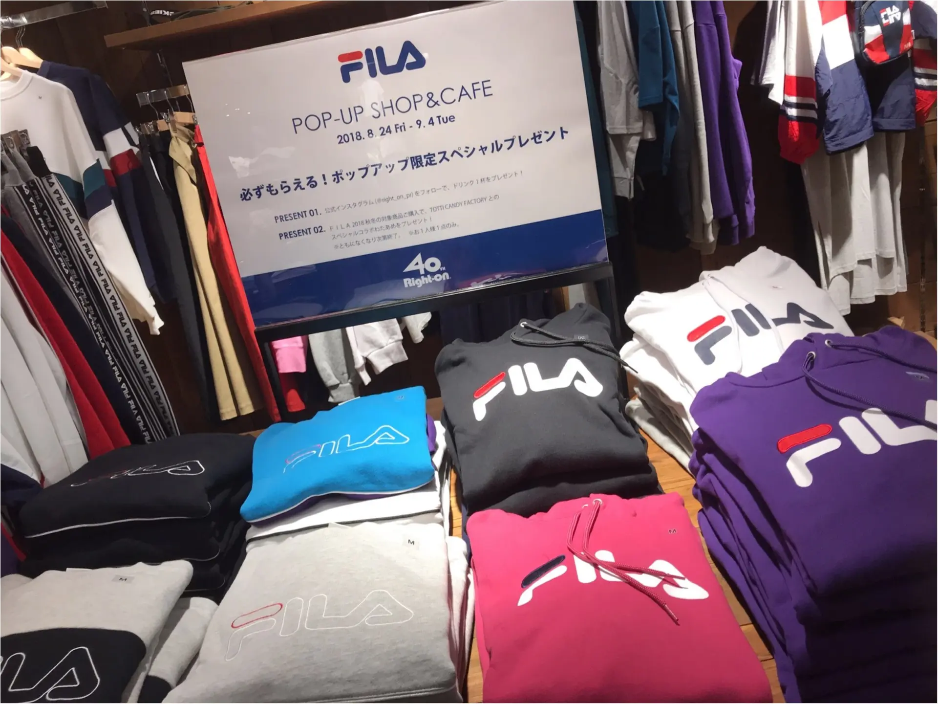 【FILA(フィラ)】がRight-onをジャック!?POP-UPSHOP&CAFEがオープン★_2