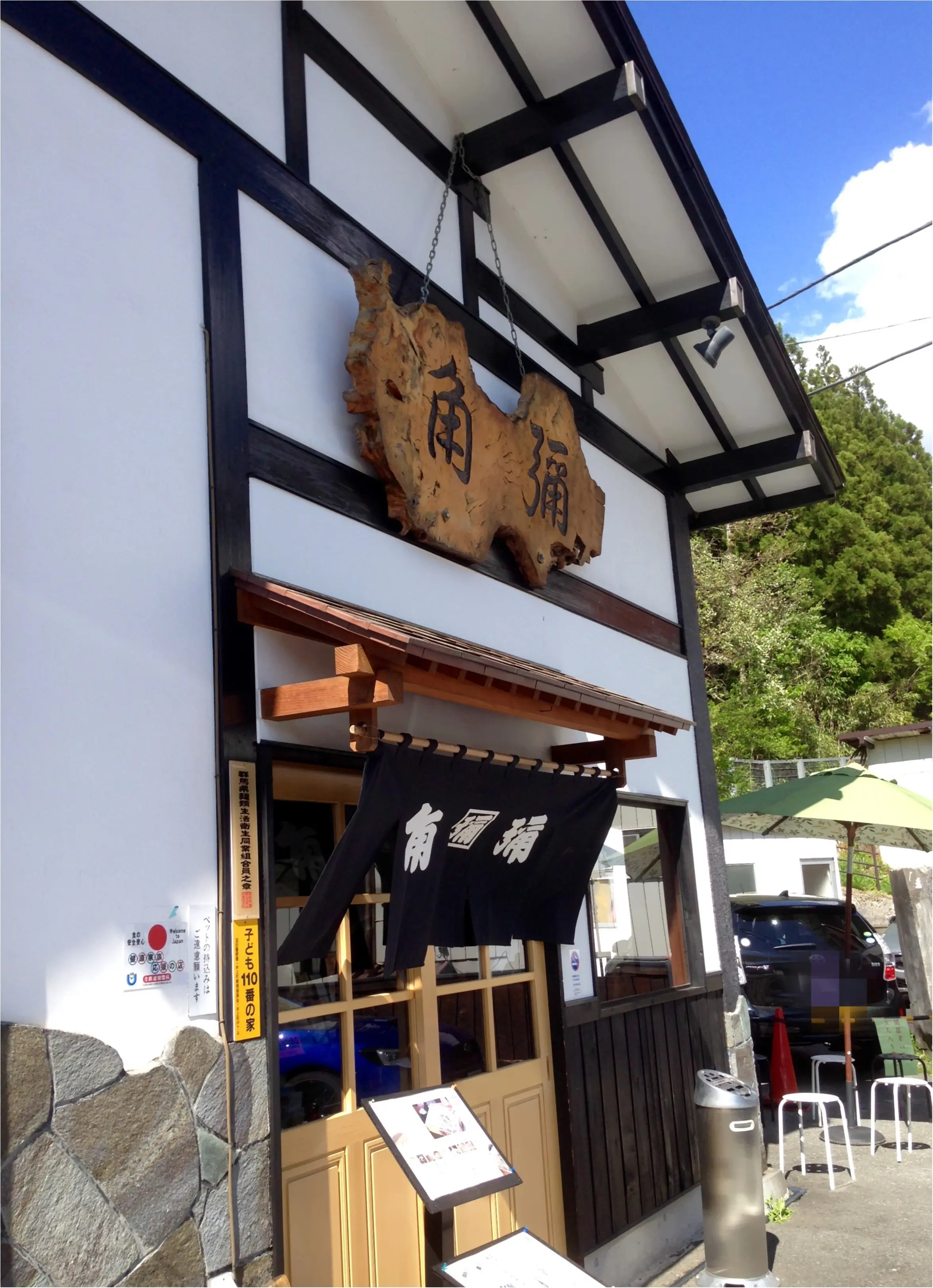 創業250年‼️老舗蕎麦屋❤︎角弥でいただく巨大なへぎそば∩(´∀`)_2
