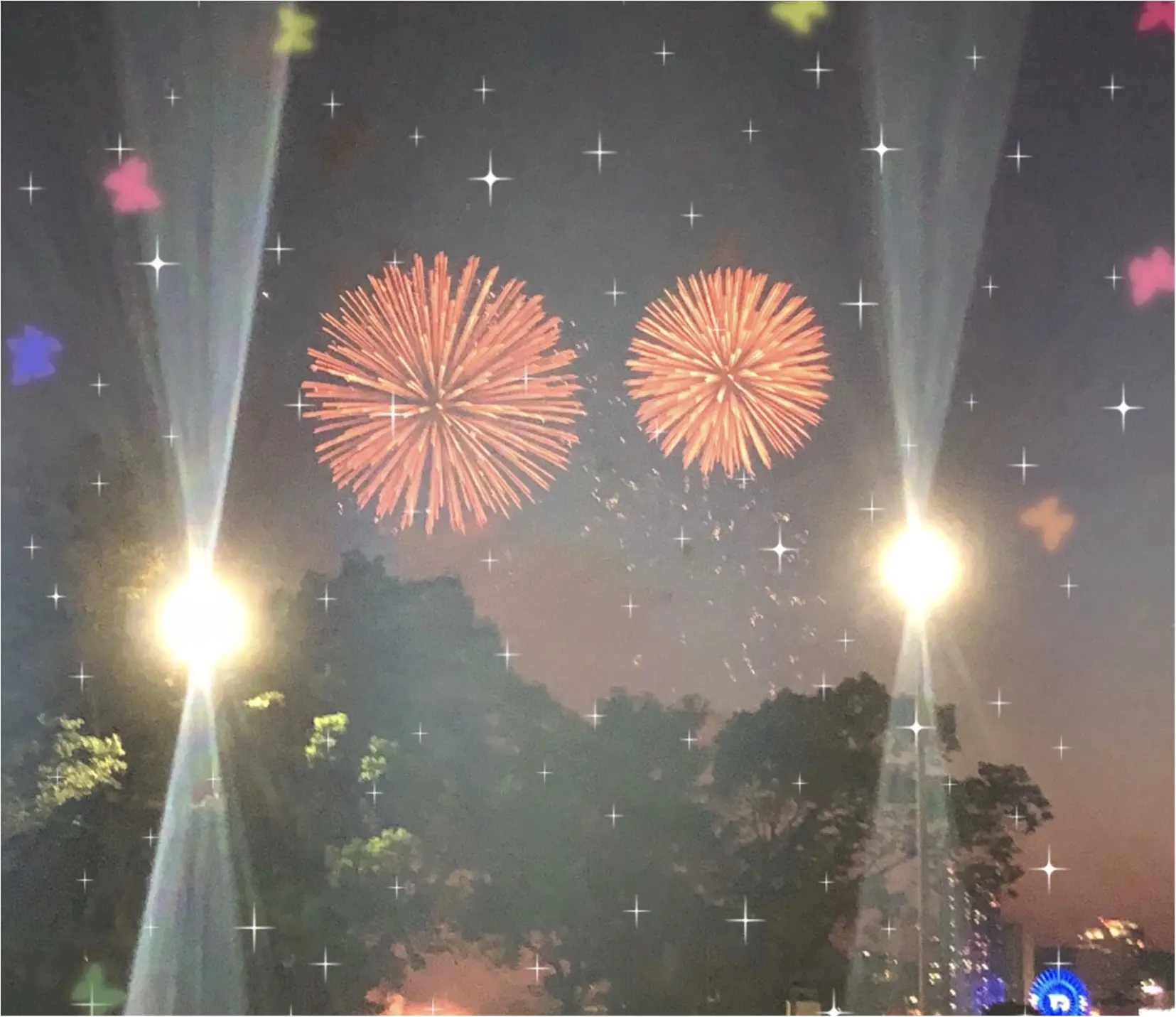 夏ですね!花火祭り。神戸の夜に素敵な華♡_1