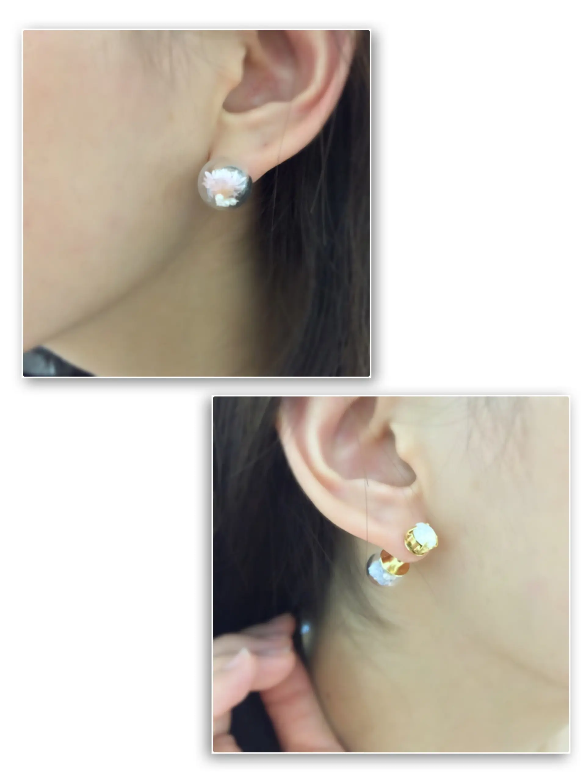 簡単ハンドメイド☺︎"可愛い"を閉じこめるだけ❤︎浴衣にもぴったりなガラスボールピアス_7