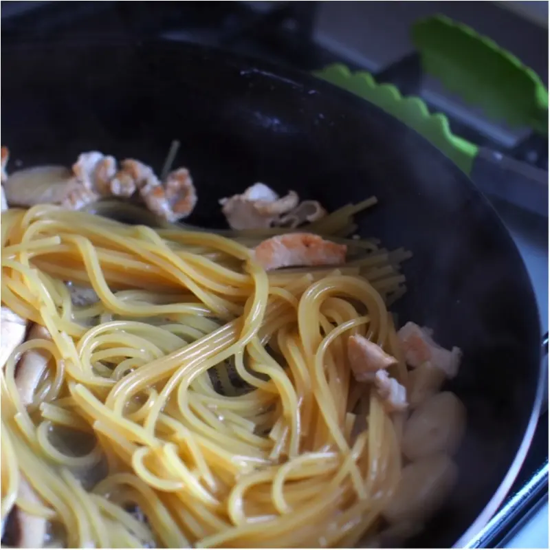 『洗い物がフライパンだけ』のパスタ♪ワンフライパン料理(412あみ)_4