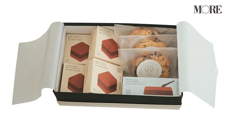 福井県のおすすめお取り寄せグルメ「日和」のチョコレート菓子、箱に入ったイメージ