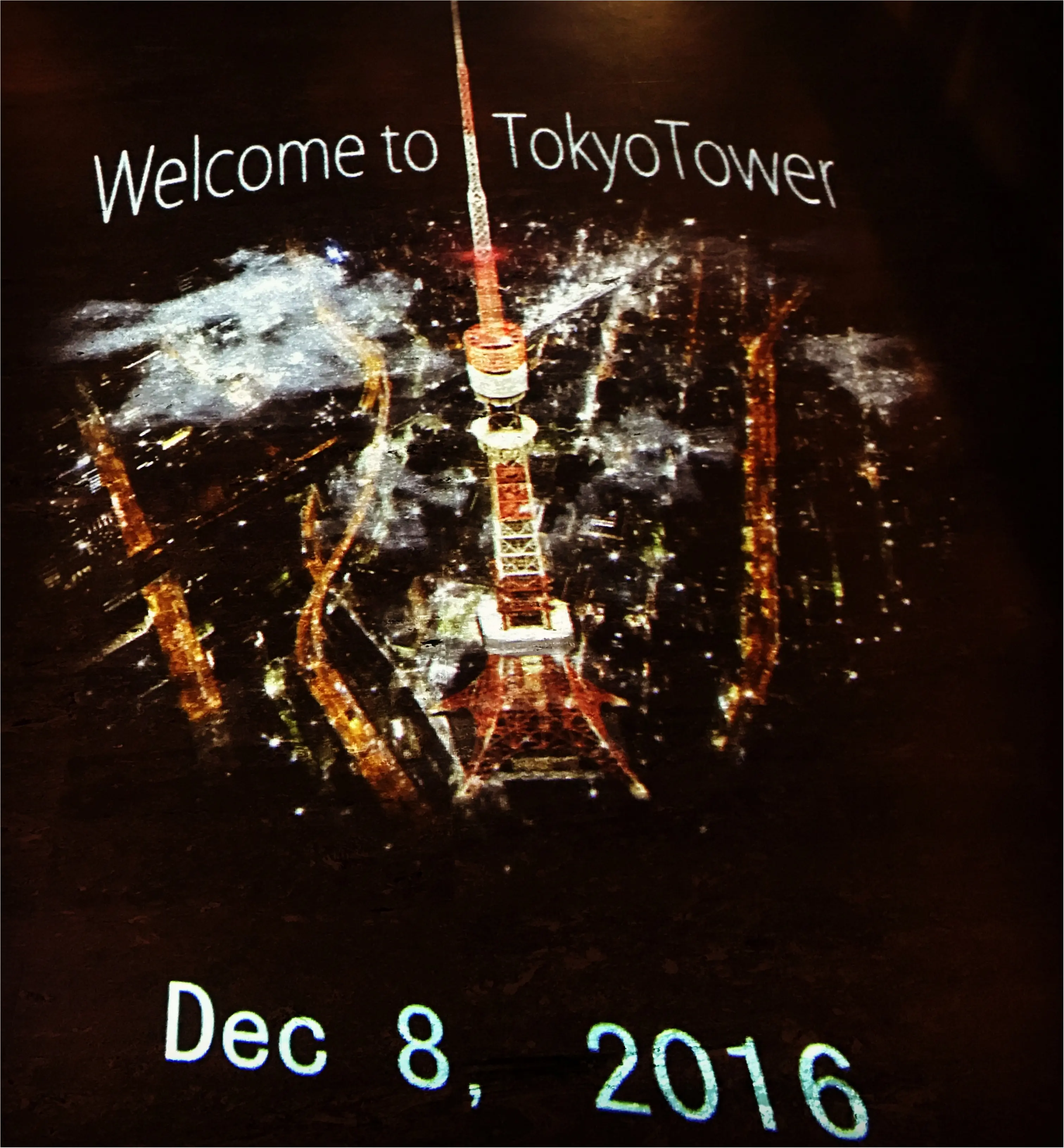 東京散歩~東京タワーのプロジェクションマッピング_4