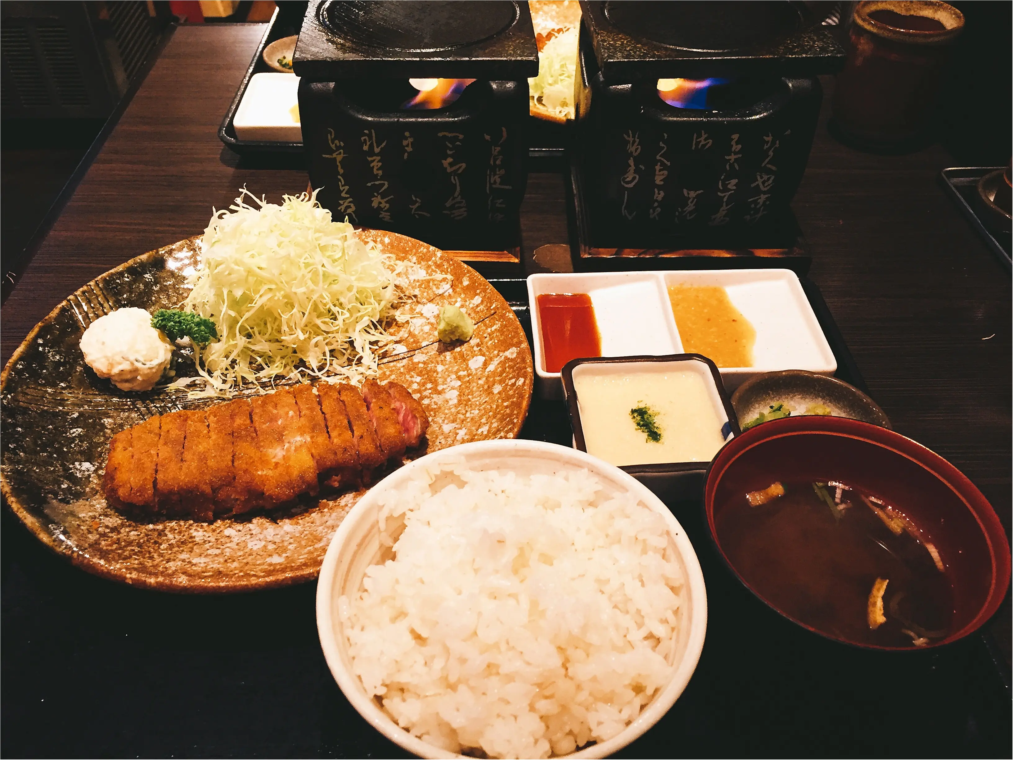 ミディアムレアのお肉を○○で○○!?牛かつ【もと村】の超人気定食が美味しすぎる♡_3