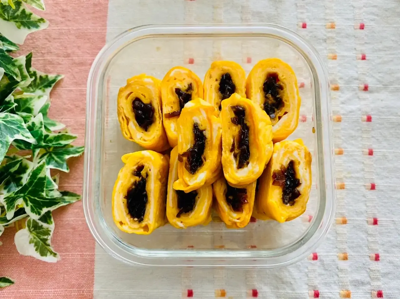 ごま昆布入り卵焼き