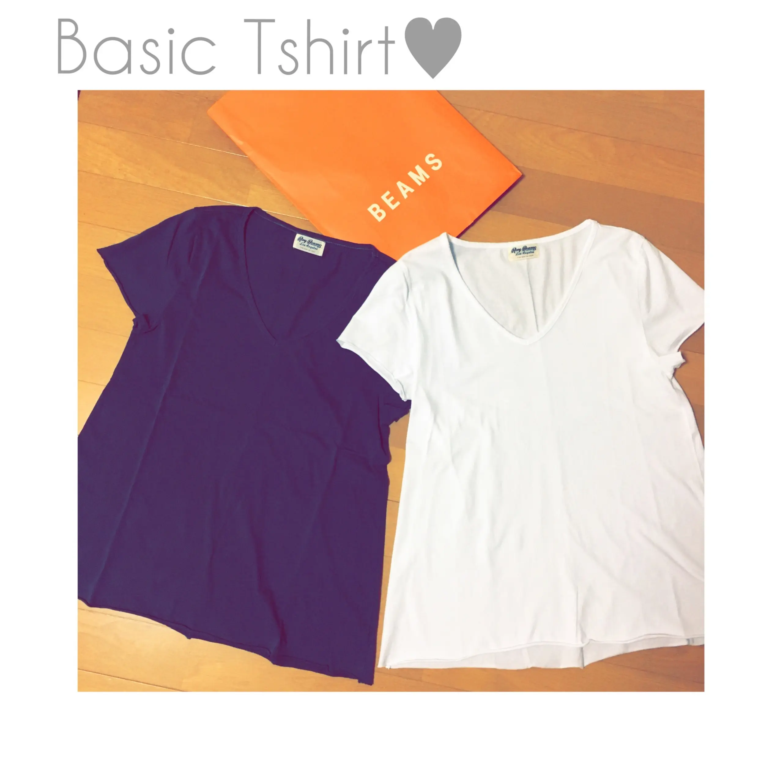 《SALEで見つけた♡》驚くほど美シルエット❤️BEAMSのベーシックTシャツ⋈⑅_1