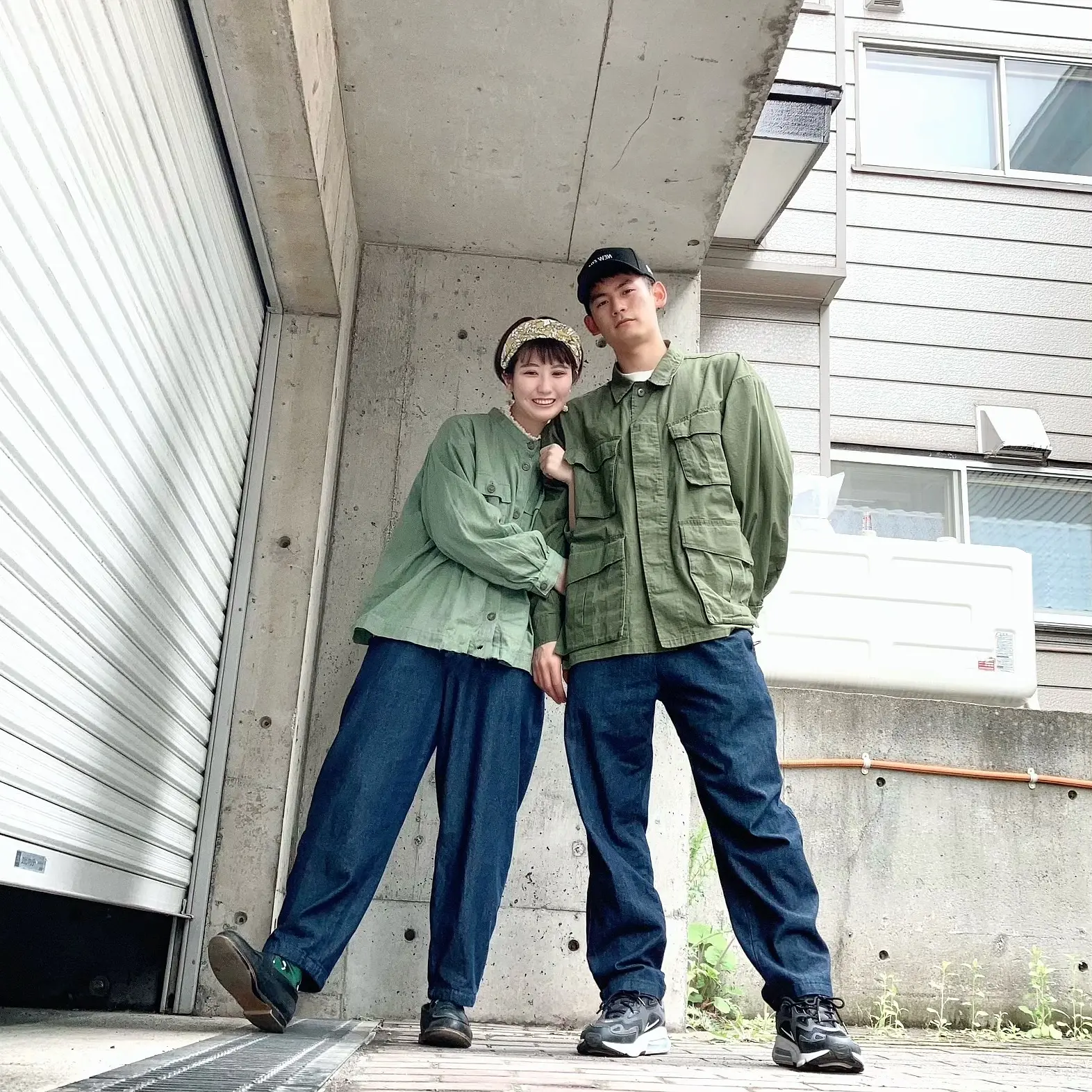 彼とシミラールックで珈琲屋さんへ_1