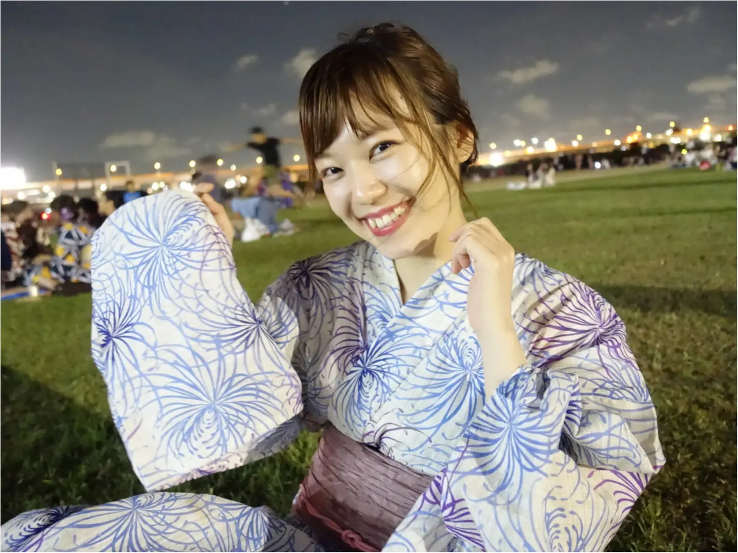 ★今年の花火大会は《浴衣》で!楽天ショップで買ったプチプラ浴衣で優雅に花火みてきました!_3