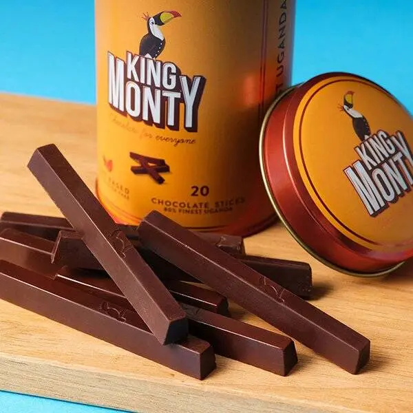 カルディおすすめチョコ「キングモンティ　シングルオリジンチョコスティック　ウガンダ」