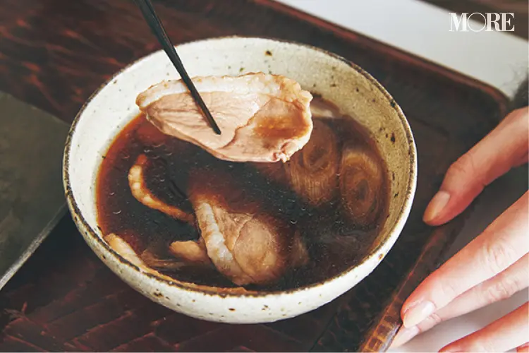 群馬県のおすすめお取り寄せグルメ「藤屋本店」のひもかわうどん、完成イメージ