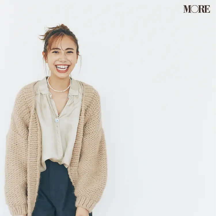 『ユニクロ ユー』も採用♡ 20代後半女子がもこもこカーディガンを大人っぽく着るコツ_1