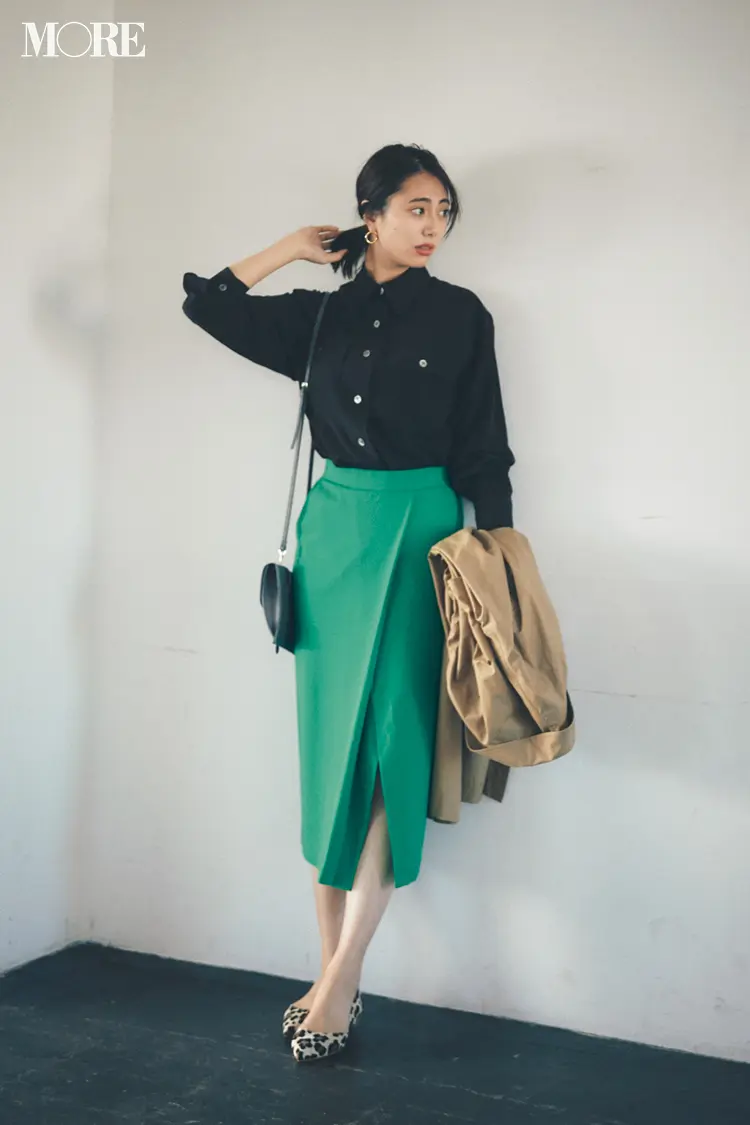 春のシャツコーデ特集《2019年版》- 20代女子におすすめ!オフィスカジュアルにちょうどいい きれいめシャツのコーディネートまとめ_24