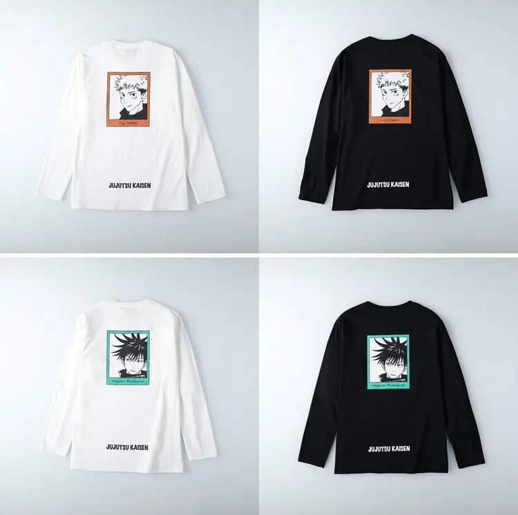 ライトオンと呪術廻戦のコラボ、ロングTシャツ虎杖と伏黒
