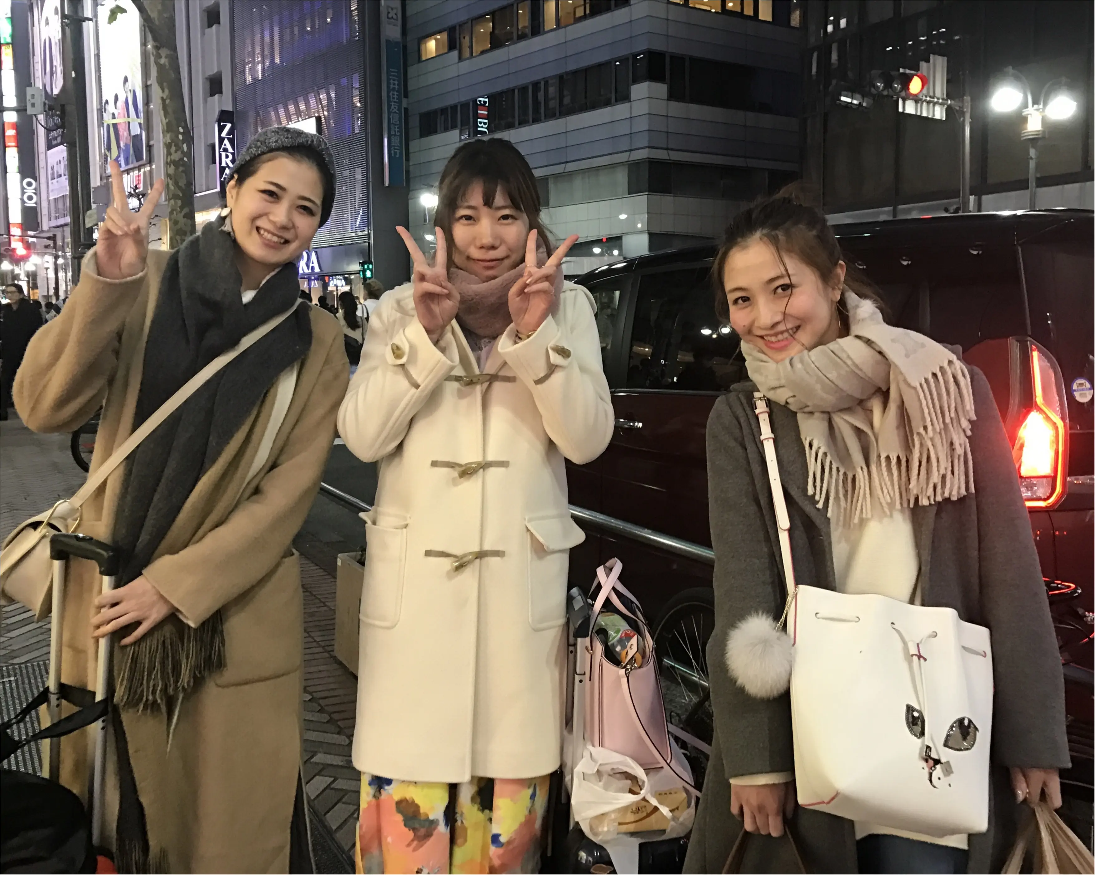 今月号日産タイアップ企画のオフショット☆りぃぬとみむとゆいやんタラレバ娘♡_7