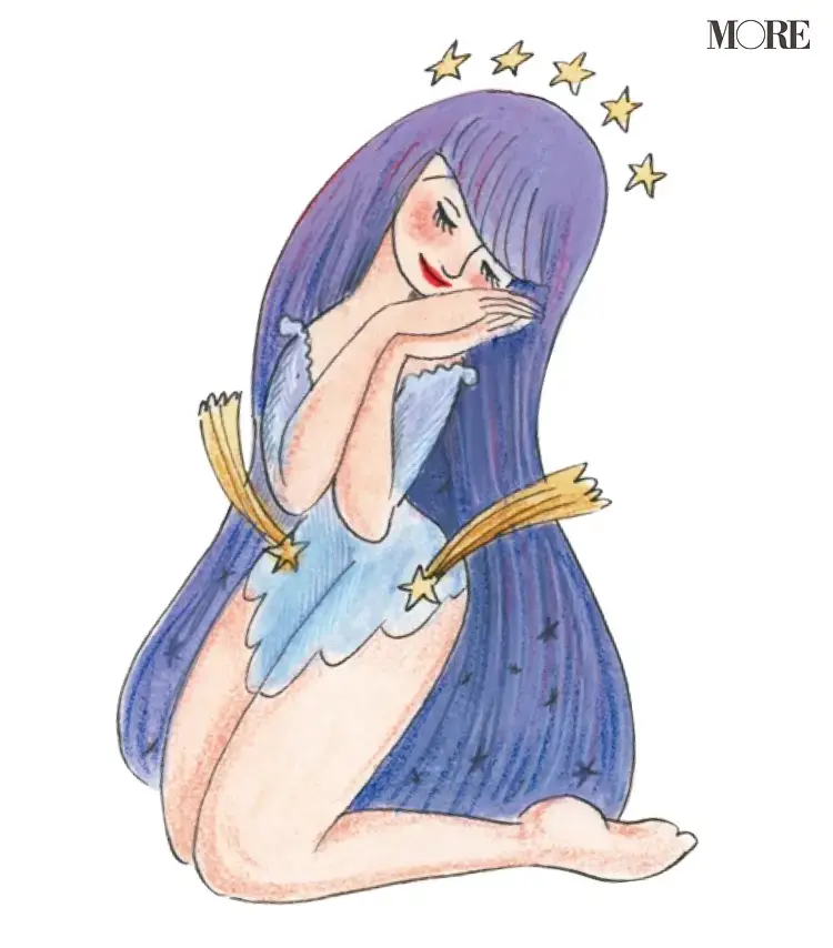 星ひとみ占いの深夜タイプのイラスト