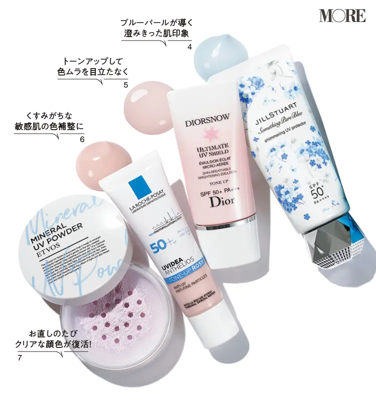 EXITりんたろー。おすすめのジルスチュアートとディオールとラロッシュポゼとエトヴォスの日焼け止め化粧下地