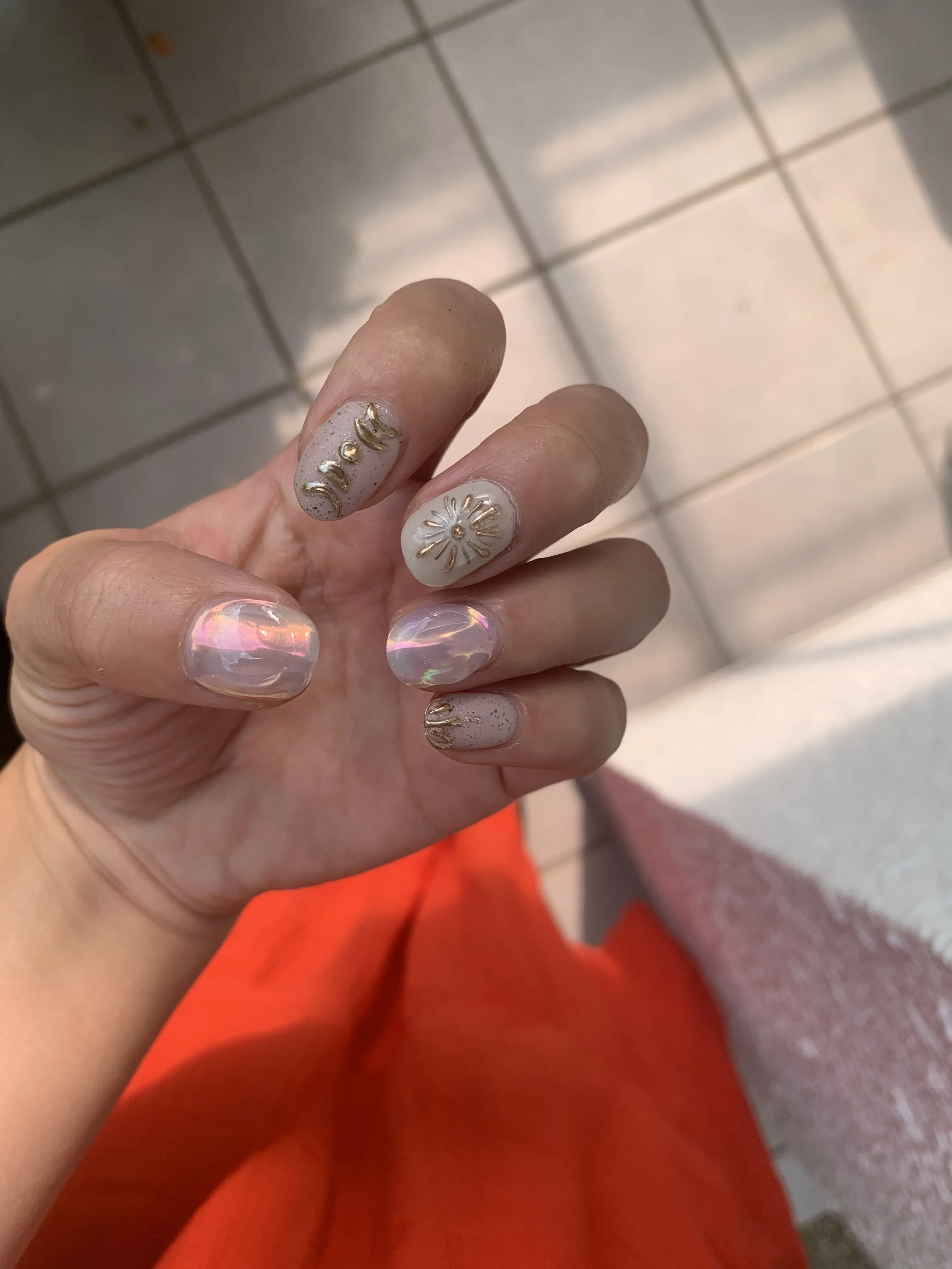 〈 nail 〉初うるうるネイルに挑戦☺︎_1