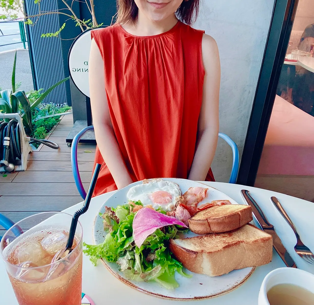 【東京カフェ】朝活におすすめ!平日7時〜8時限定で《モーニングプレート》900円★_5