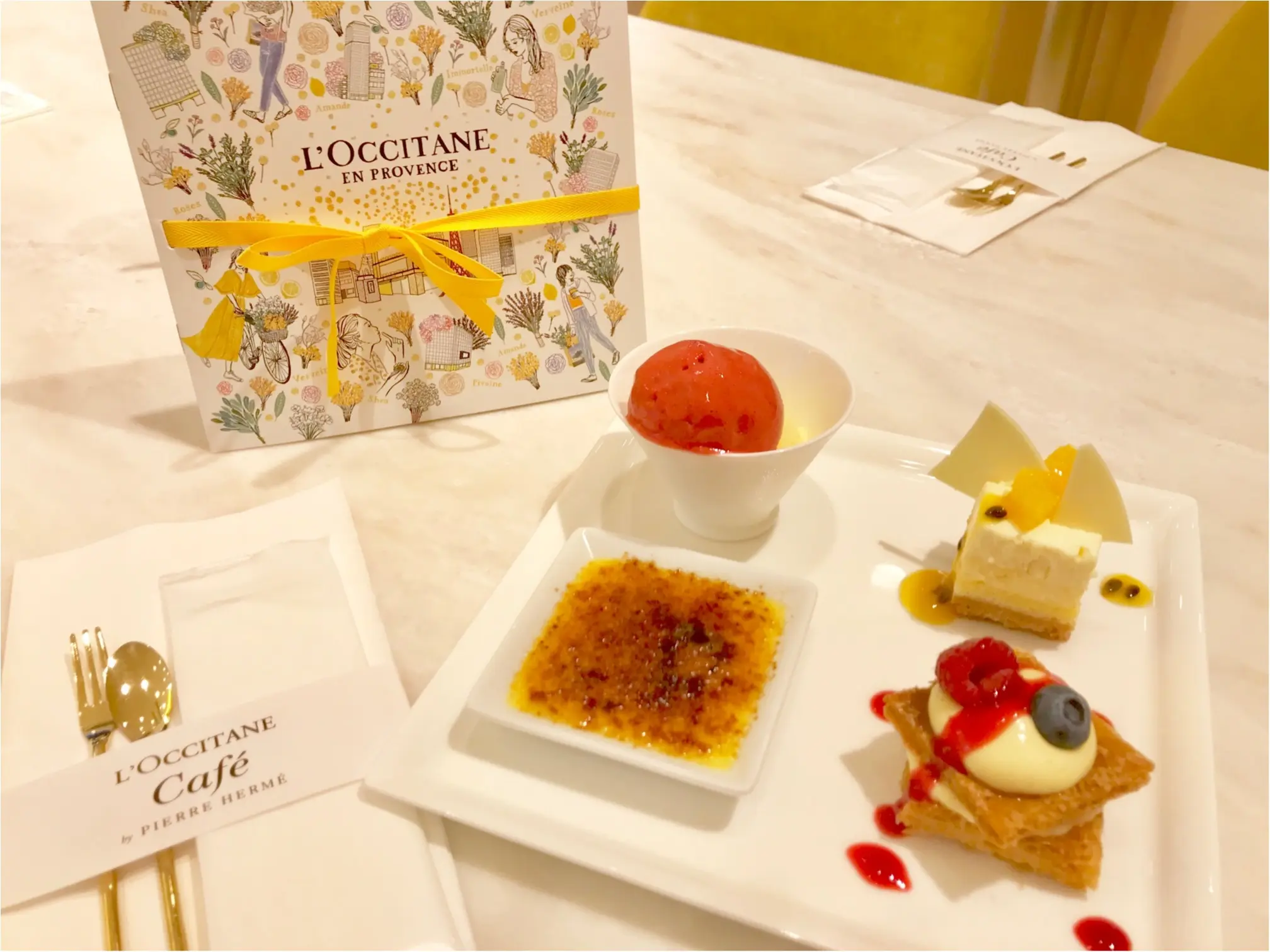 『ピエール・エルメ・パリ』監修。日本初の『L’OCCITANE Cafe by Pierre Herme』が素敵すぎる♡ 【8/8(水)オープン】_5